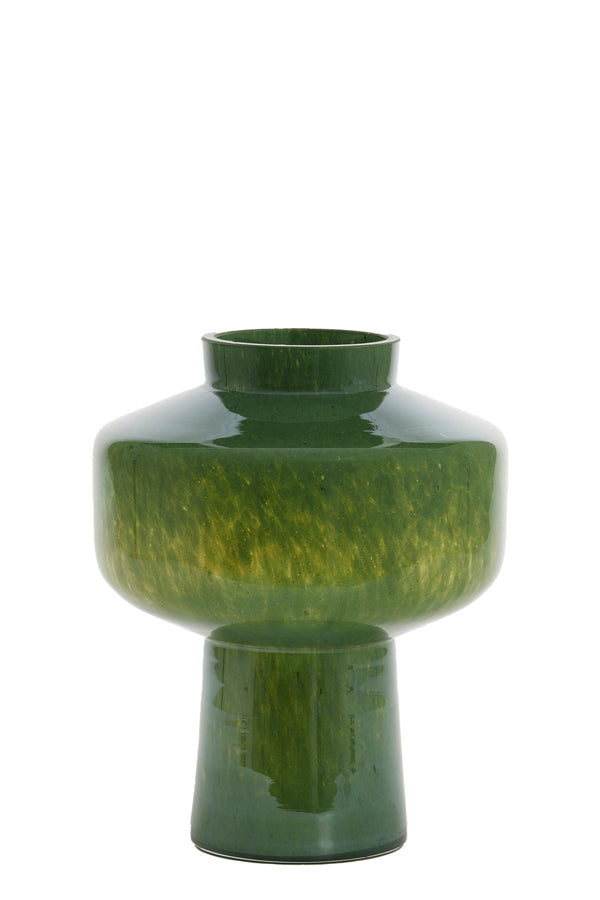Light&living Vaas Ø23,5x29,5 cm TRASMON donker groen luster