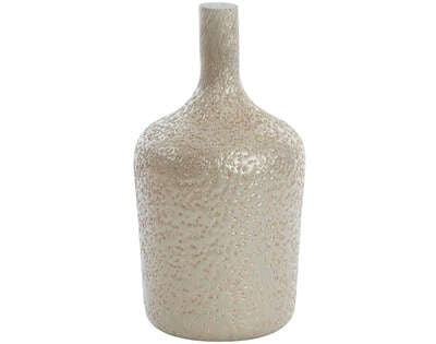 Light & Living Light&living Vaas Ø16x29 cm MOLUSI glas crème-goud