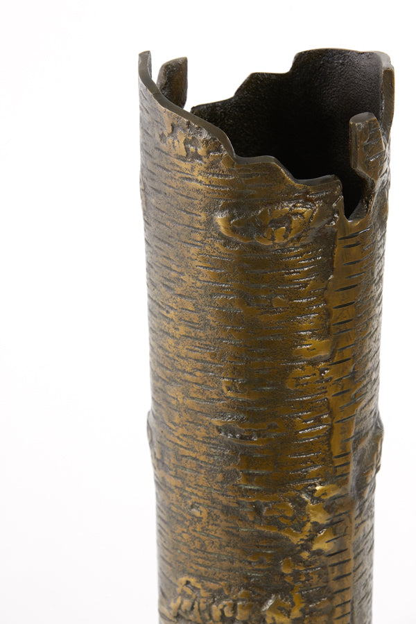 Light & Living Light&living Vaas deco Ø13x48 cm SERERO antiek brons