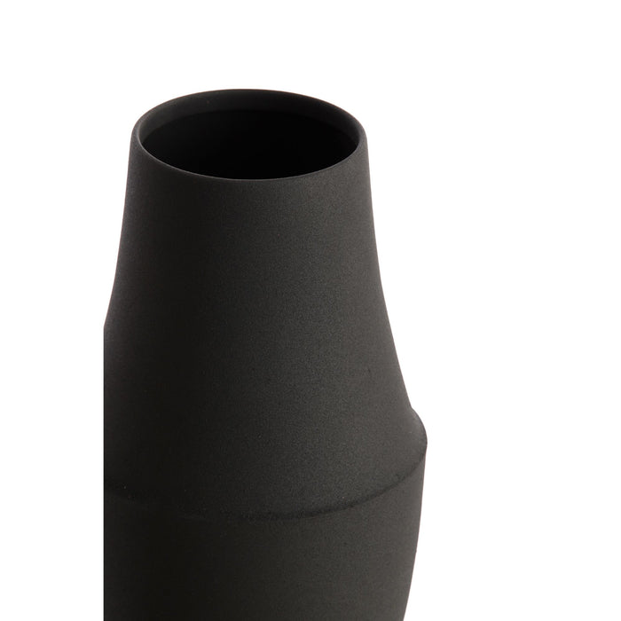 Luqaza Vaas Alen - Zwart - 20x20x36.5cm