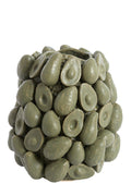 Light&living Vaas deco Ø33x37,5 cm AVOCADO keramiek olijf groen