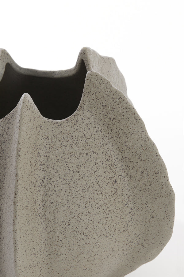 Light&living Vaas deco 26,5x26x23 cm KELAPA keramiek grijs groen