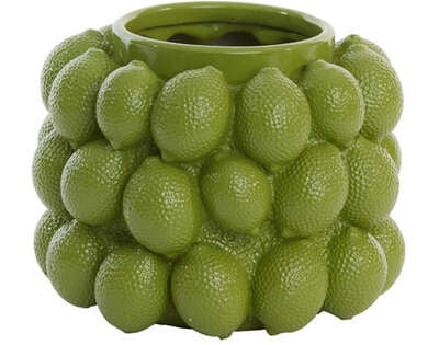 Light&living Vaas deco Ø24,5x18 cm LEMON groen