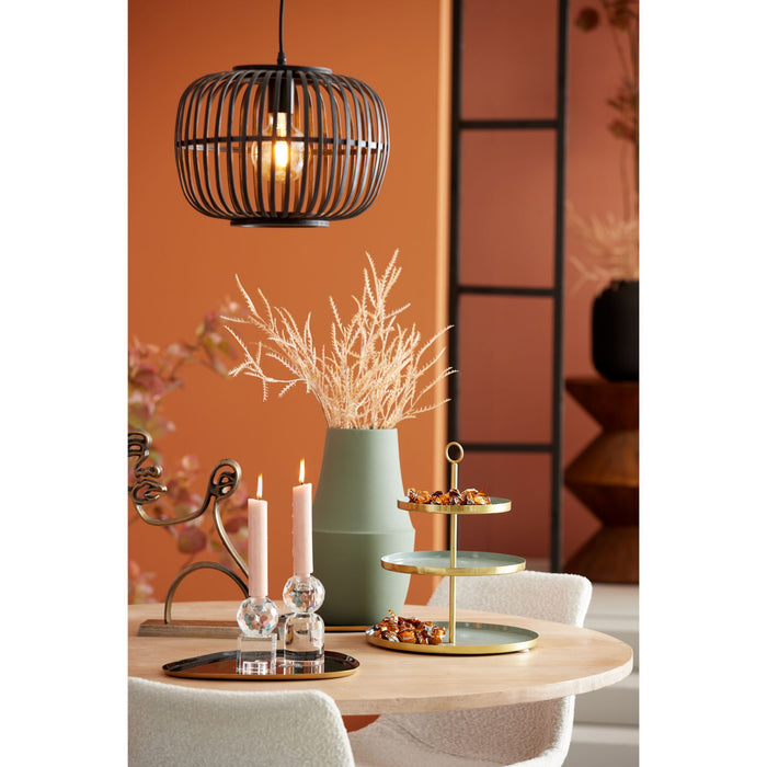 Luqaza Vaas Alen - Groen - 20x20x36.5cm