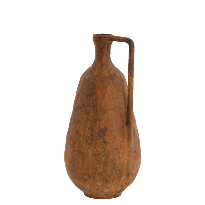 Light & Living Light&living Vaas deco 17x16,5x35 cm OSTRA roest