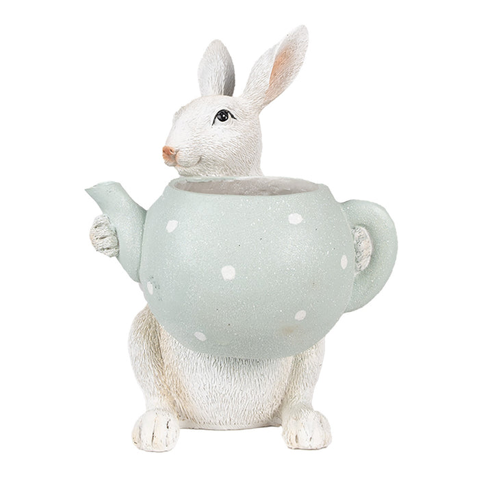 Clayre & Eef Beeld Konijn 23 cm Beige Polyresin