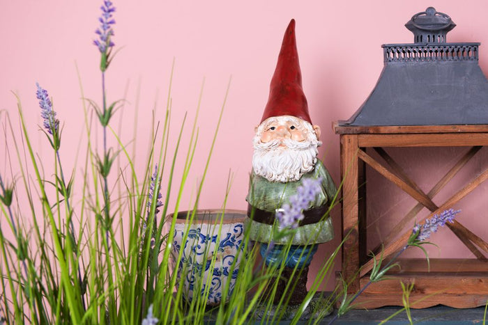 Clayre & Eef Beeld Kabouter 22x13x40 cm Groen Polyresin