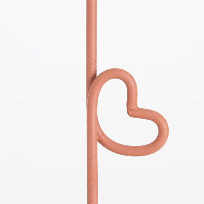 Sissy-Boy Donkerroze kandelaar met hart