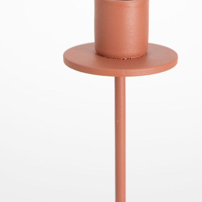 Sissy-Boy Donkerroze kandelaar met hart