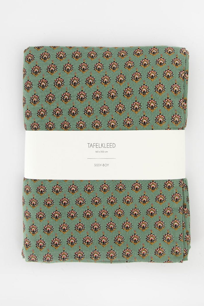 Sissy-Boy Groen tafelkleed met print