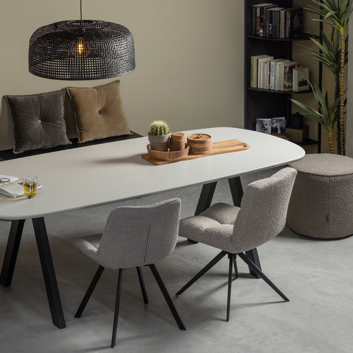 WOOOD Imme Bankje - Grenen - Zwart - 45x110x35