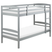 Beliani - REGAT - Stapelbed - Grijs - 90 x 200 - Grenenhout