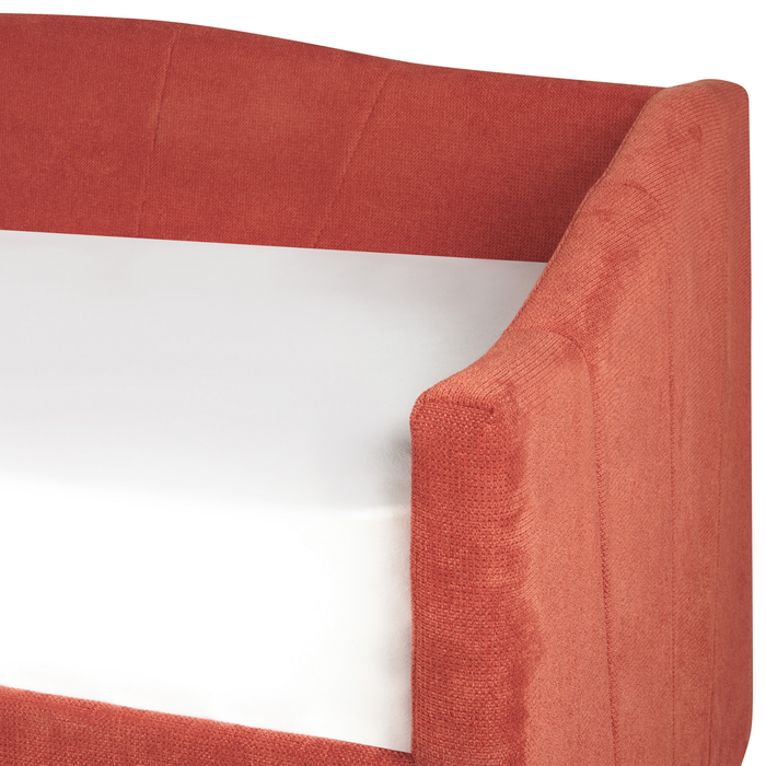 Beliani - VITTEL - Bed met opberger - Rood - Polyester