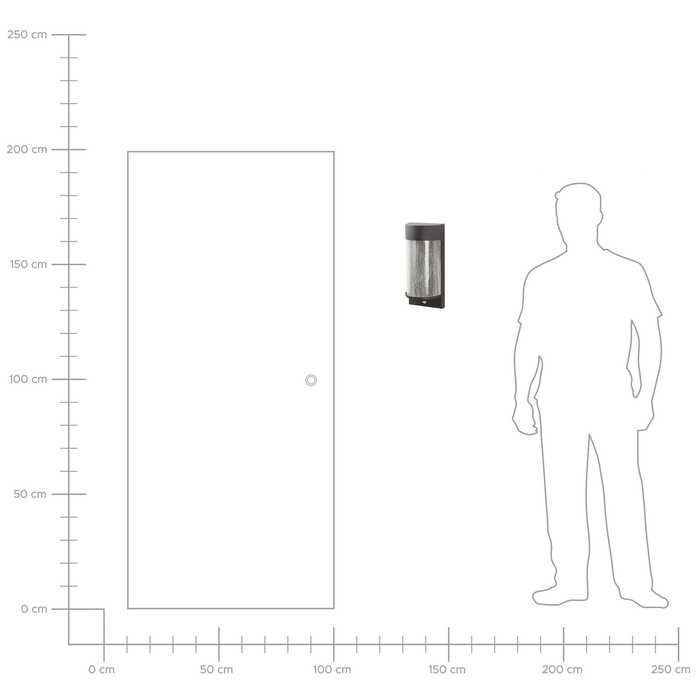 Beliani - PHEPPIE - Wandlamp - Zwart - Ijzer