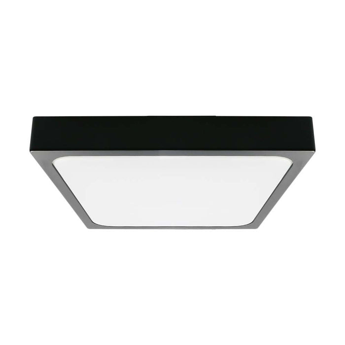 V-TAC VT-8618B-SQ LED Vierkant Plafondlamp - Zwart - 225mm - IP44 -