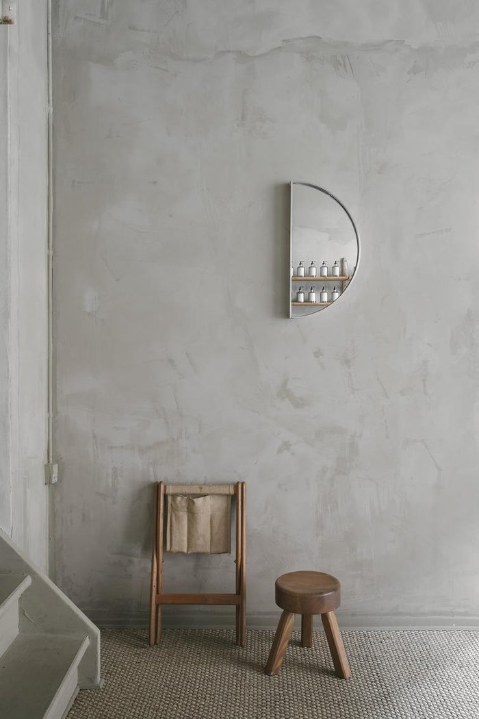 Frama Recess spiegel halfrond small 65x33