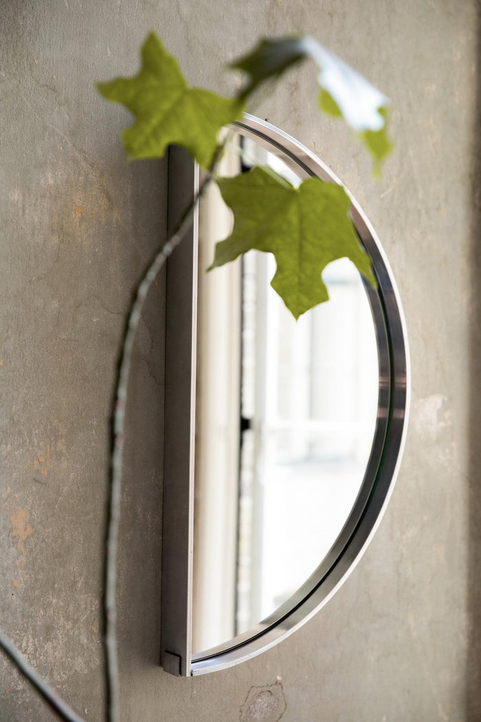 Frama Recess spiegel halfrond small 65x33