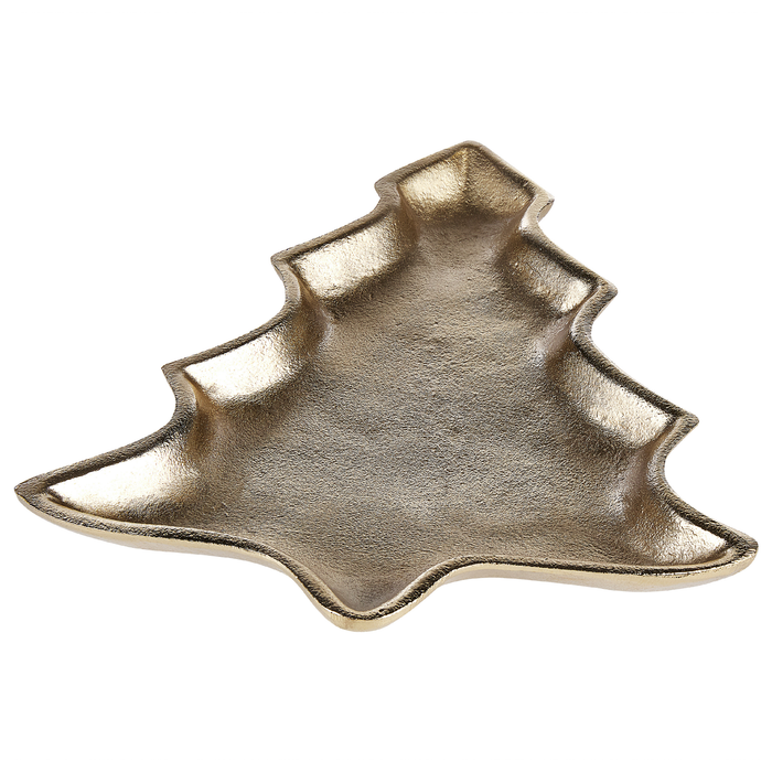 Beliani - DURIAN - Decoratieve schaal - Goud - Aluminium