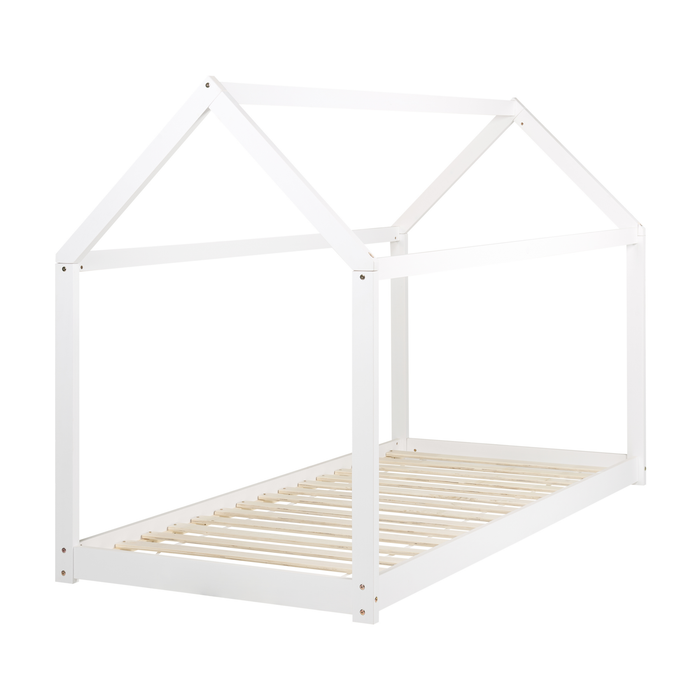 Beliani - TOSSE - Kinderbed - Wit - 90 x 200 cm - Hout