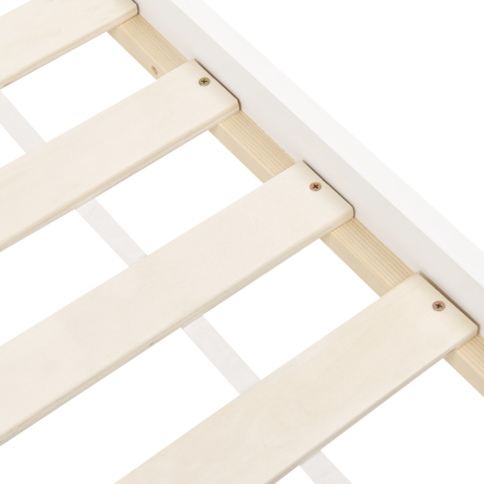 Beliani - TOSSE - Kinderbed - Wit - 90 x 200 cm - Hout