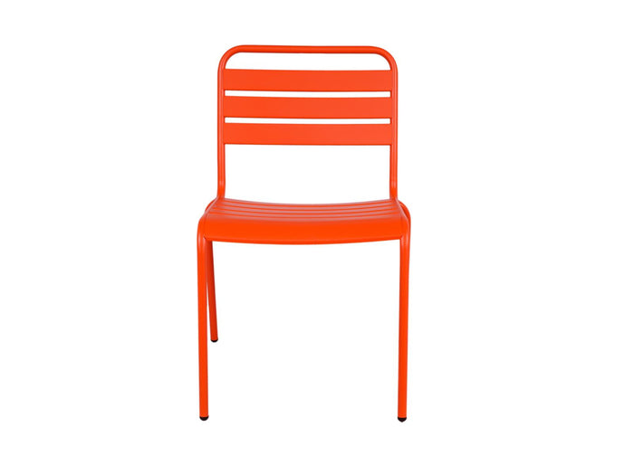 MaximaVida Max metalen tuinstoel oranje