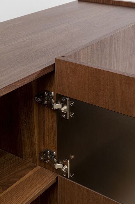 Kare Design Bravo Dressoir 3-Deurs - Walnoot