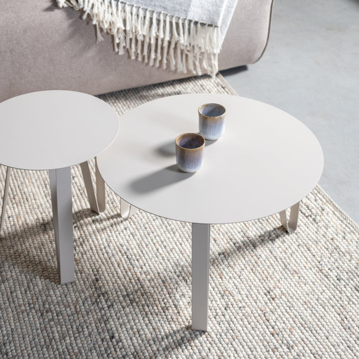 by fonQ Clip Bijzettafel Ø 60 cm - Greige