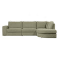 vtwonen Family Hoekbank Ronding Rechts - Groen