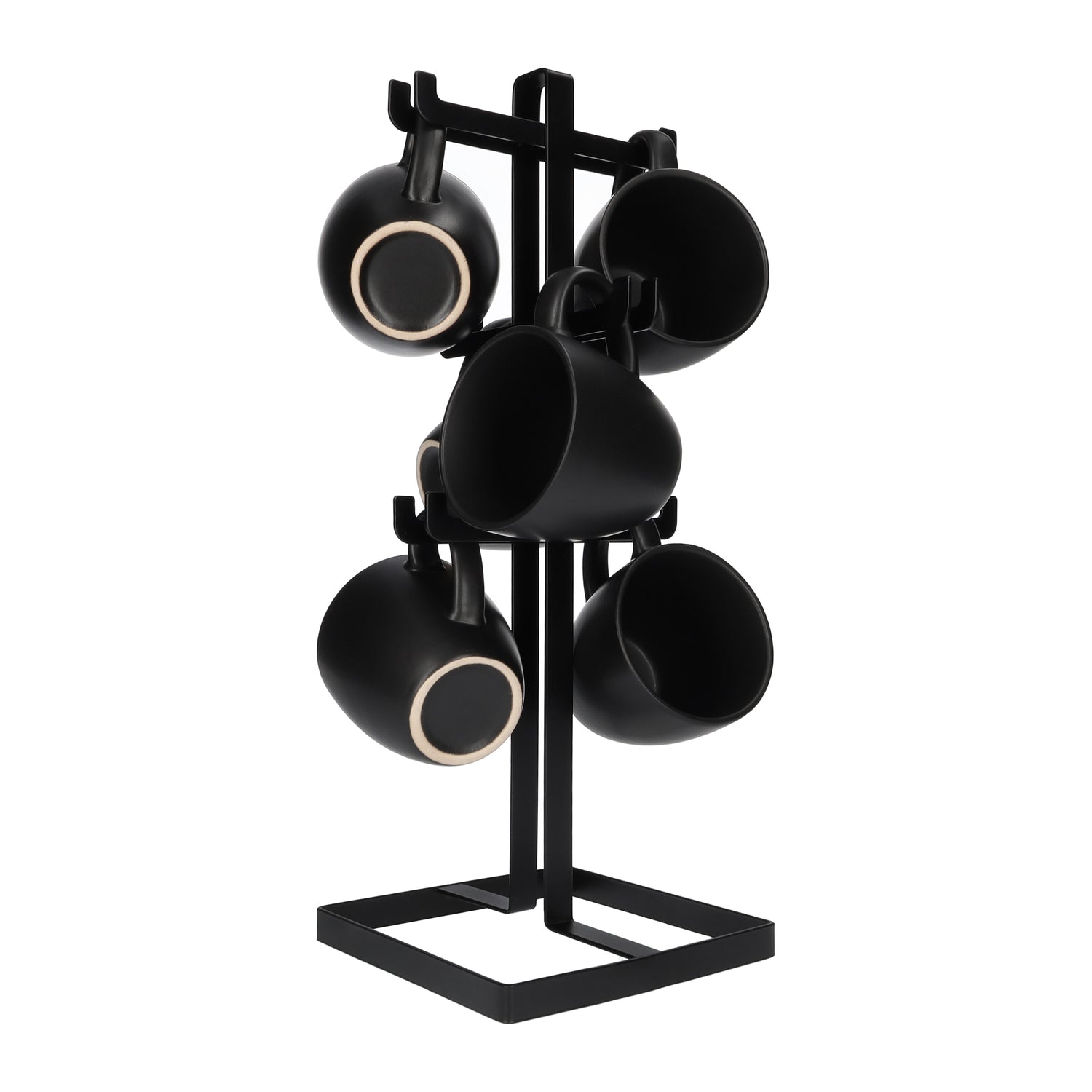 QUVIO Mokken houder - Metaal - Zwart