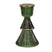 Clayre & Eef Kandelaar  Ø 6x10 cm Groen Glas