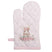Clayre & Eef Kind Ovenwant  12x21 cm Roze Katoen Konijn