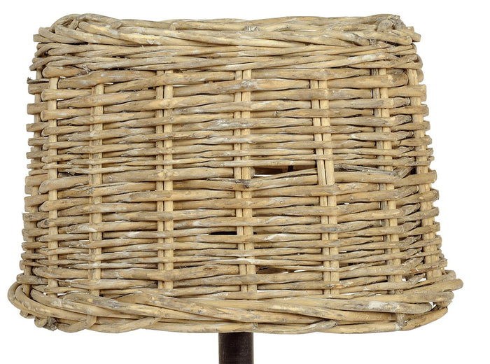 Clayre & Eef Lampenkap 25x18x16 cm Beige Rotan