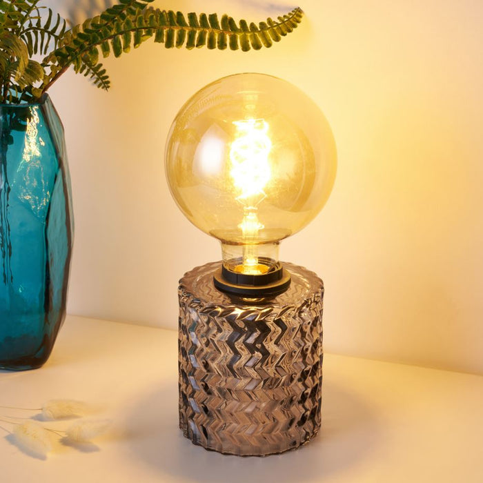 Pauleen Tafellamp Crystal Smoke - E27-20W