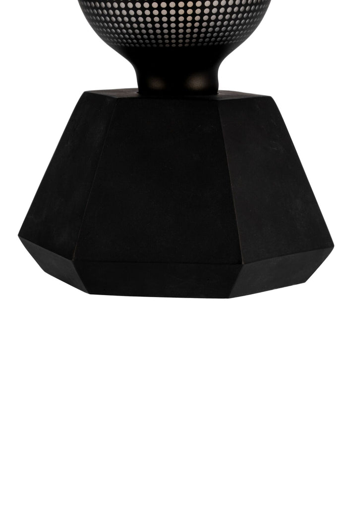 Pauleen Black Flare Tafellamp - 2xAA - zwart