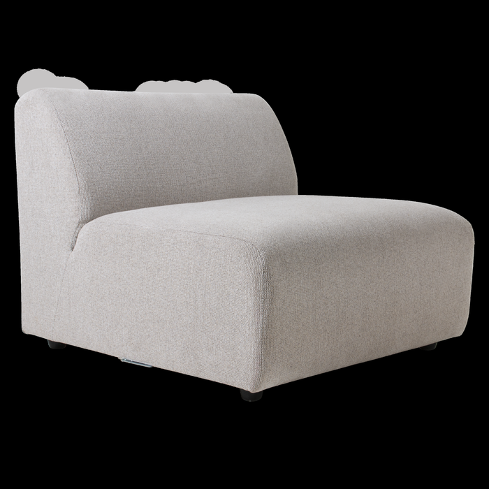 HKliving Jax Bank Element - Middenstuk - Geweven Stof - Naturel Melange