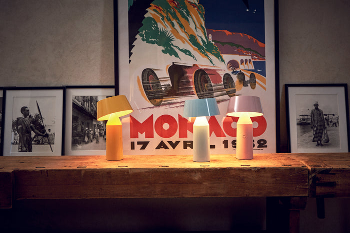 Bicoca tafellamp LED oplaadbaar antraciet