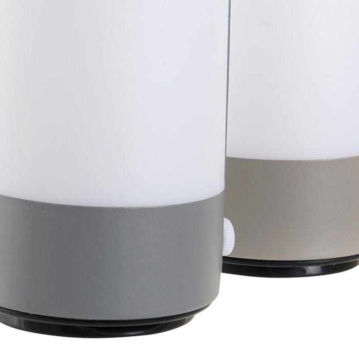 LED Lantaarn Khaki - Werkt op batterijen (incl. lamp) - Voor binnen &