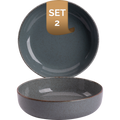 Palmer Schaal Antigo 15 cm 47 cl Blauw Porselein 2 stuks