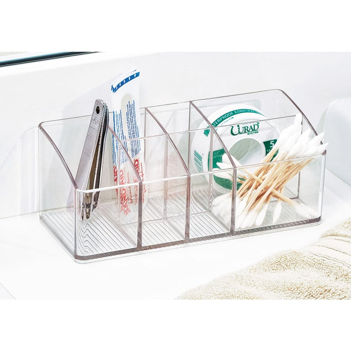 Make-up Organizer, Schuin, 7 Vakken, Transparant, Kunststof - iDesign