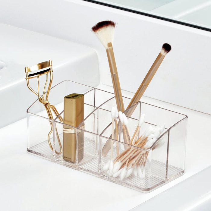 Make-up Organizer, Schuin, 7 Vakken, Transparant, Kunststof - iDesign