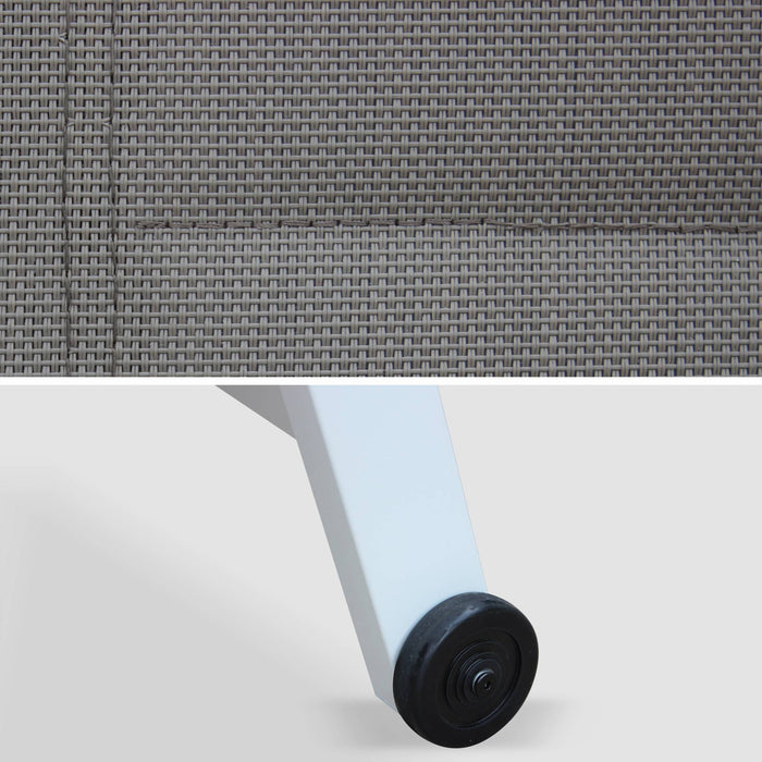 sweeek - Ligbed van aluminium en textileen