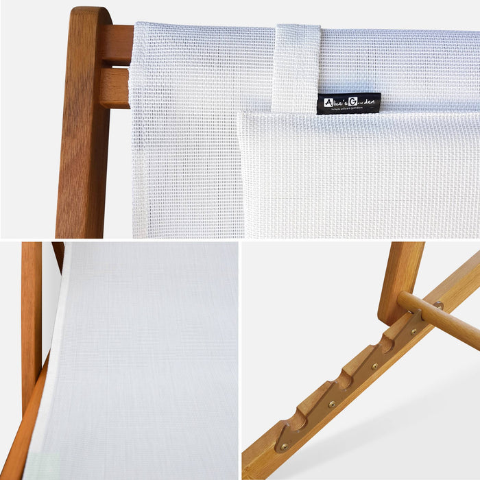 sweeek - Set van twee textileen strandstoelen