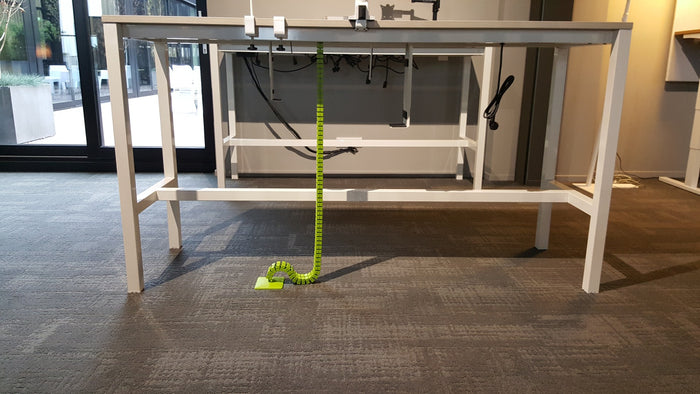 24Designs Hoge Bartafel En Statafel Block 200 X 80 X 110 Cm - Wit