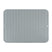 QUVIO Afdruipmat  - Silicoon - Grijs