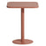 Week-end bistrotafel 60x60 H75 terracotta