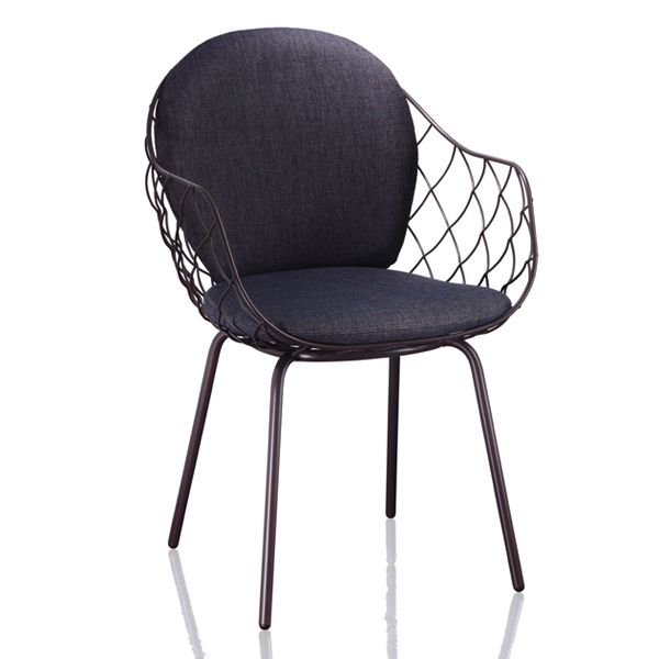 Piña Armchair tuinstoel met rugkussen bruin