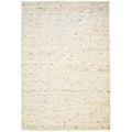 Tapeso Wollen vloerkleed handweef Ylva - beige - 130x190 cm
