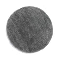 Tapeso Rond hoogpolig vloerkleed - Cozy Shaggy - grijs - 200 cm
