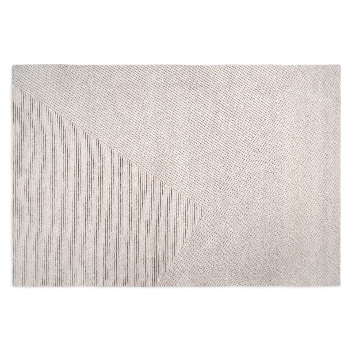 Row large vloerkleed 200x300 lichtgrijs