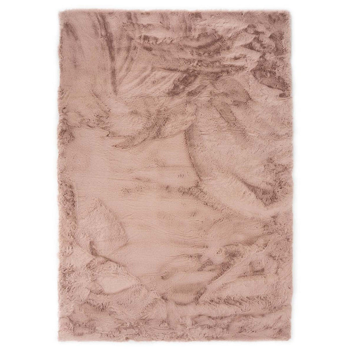 Tapeso Zacht hoogpolig vloerkleed - Comfy plus - roze - 160x230 cm